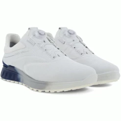 ECCO 2023 S-THREE BOA GORE-TEX® GOLF SHOES – WHITE / BLUE DEPTHS -CLUBS Sales Shop S THREEBOA WHITE3 600x600 1