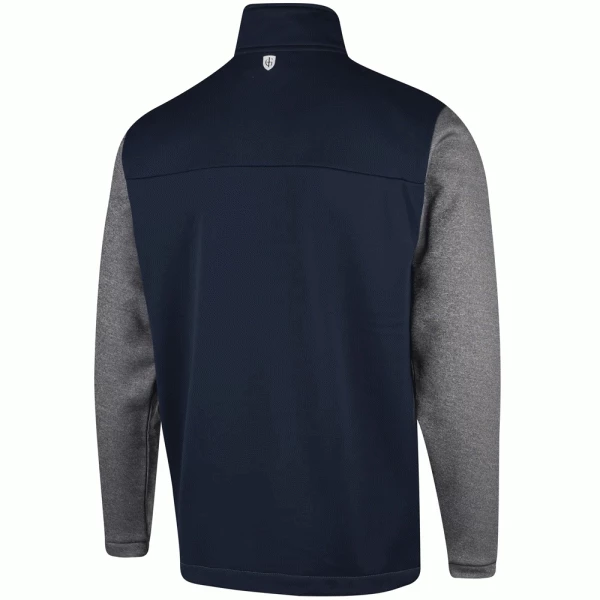 ISLAND GREEN SEAM POCKETS THERMAL 1/4 ZIP PULLOVER – GREY MARL 4 ISLAND GREEN SEAM POCKETS THERMAL 1/4 ZIP PULLOVER – GREY MARL - Image 2