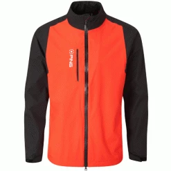 PING SENSORDRY PRO WATERPROOF GOLF JACKET – FIESTA / BLACK