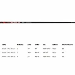 TAYLORMADE STEALTH 2 PLUS+ RESCUE -CLUBS Sales Shop STEALTH2PLUSRESCUESPEC 600x600 1