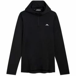 J.LINDEBERG STEFAN GOLF HOODIE – BLACK