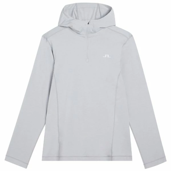 J.LINDEBERG STEFAN GOLF HOODIE – LIGHT GREY MELANGE 3 J.LINDEBERG STEFAN GOLF HOODIE – LIGHT GREY MELANGE