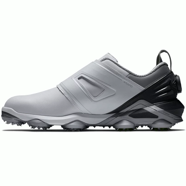 FOOTJOY TOUR ALPHA BOA 55509 GOLF SHOES – WHITE / CHARCOAL / GREY 4 FOOTJOY TOUR ALPHA BOA 55509 GOLF SHOES – WHITE / CHARCOAL / GREY - Image 2
