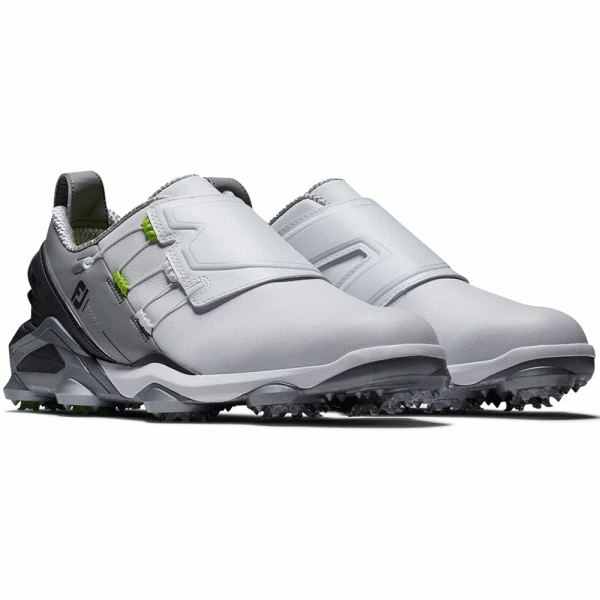 FOOTJOY TOUR ALPHA BOA 55509 GOLF SHOES – WHITE / CHARCOAL / GREY 6 FOOTJOY TOUR ALPHA BOA 55509 GOLF SHOES – WHITE / CHARCOAL / GREY - Image 4