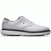 FOOTJOY FJ TRADITIONS SPIKELESS 57927 GOLF SHOES – WHITE / NAVY