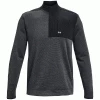 UNDER ARMOUR STORM SWEATER FLEECE 1/2 ZIP GOLF JUMPER – BLACK / WHITE -CLUBS Sales Shop UA STORMFLEECE BLACK 600x600 1