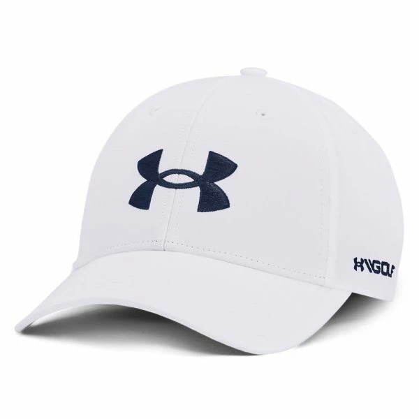 UNDER ARMOUR UA GOLF96 ADJUSTABLE GOLF CAP – WHITE 3 UNDER ARMOUR UA GOLF96 ADJUSTABLE GOLF CAP – WHITE