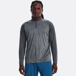 UNDER ARMOUR UA TECH 2.0 NOVELTY GOLF PULLOVER – GREY -CLUBS Sales Shop V5 1370854 012 FC 600x600 1