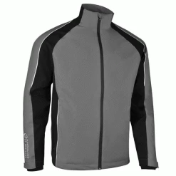 SUNDERLAND VANCOUVER PRO WATERPROOF GOLF JACKET – GUNMETAL / BLACK