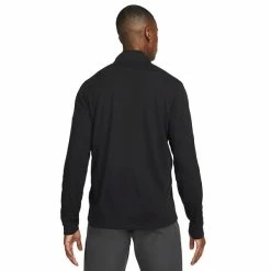 NIKE DRI-FIT VICTORY HALF ZIP TOP – BLACK -CLUBS Sales Shop VHZBLACK 2 600x600 1