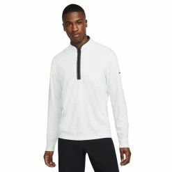 NIKE DRI-FIT VICTORY HALF ZIP TOP – WHITE -CLUBS Sales Shop VHZWHITE 1 600x600 1