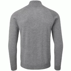 OSCAR JACOBSON WARWICK PIN LINED 1/2 ZIP MERINO JUMPER – DARK GREY -CLUBS Sales Shop WARWICK PIN DARKGREY1 600x600 1