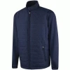 ISLAND GREEN THERMO TECH PADDED FULL ZIP JACKET – NAVY