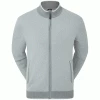 FOOTJOY WOOL BLEND LINED FULL ZIP PULLOVER – GREY -CLUBS Sales Shop WOOLBLEND LINED GREY 600x600 1