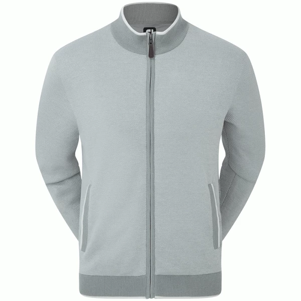 FOOTJOY WOOL BLEND LINED FULL ZIP PULLOVER – GREY 3 FOOTJOY WOOL BLEND LINED FULL ZIP PULLOVER – GREY