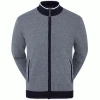 FOOTJOY WOOL BLEND LINED FULL ZIP PULLOVER – NAVY