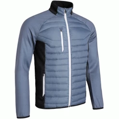 SUNDERLAND ZERMATT THERMAL PADDED GOLF JACKET – STORM GREY / BLACK / WHITE