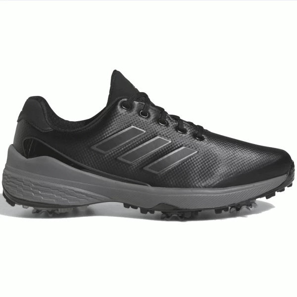 ADIDAS 2023 ZG23 GOLF SHOES – CORE BLACK / DARK SILVER METALLIC 3 ADIDAS 2023 ZG23 GOLF SHOES – CORE BLACK / DARK SILVER METALLIC