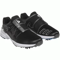 ADIDAS 2023 ZG23 BOA GOLF SHOES – BLACK / WHITE / DARK SILVER METALLIC -CLUBS Sales Shop ZG23 BOA BLACK2 600x600 1