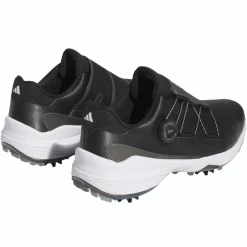 ADIDAS 2023 ZG23 BOA GOLF SHOES – BLACK / WHITE / DARK SILVER METALLIC -CLUBS Sales Shop ZG23 BOA BLACK3 600x600 1