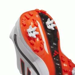 ADIDAS 2023 ZG23 GOLF SHOES – CLOUD WHITE / CORE BLACK / SEMI SOLAR RED -CLUBS Sales Shop ZG23 WHITESOLAR5 600x600 1