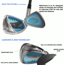 CLEVELAND LAUNCHER XL HALO IRONS / LADIES GRAPHITE SHAFTS 13 CLEVELAND LAUNCHER XL HALO IRONS / LADIES GRAPHITE SHAFTS -CLUBS Sales Shop a LAUNCHER XL Irons 1500x43 1 600x600 2