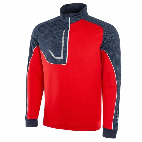 GALVIN GREEN DAXTON INSULA™ PULLOVER – RED / NAVY 3 GALVIN GREEN DAXTON INSULA™ PULLOVER – RED / NAVY