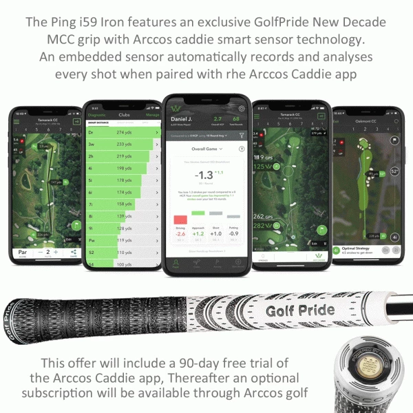 PING I59 IRONS / GRAPHITE SHAFTS 9 PING I59 IRONS / GRAPHITE SHAFTS - Image 7