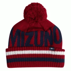 MIZUNO BOBBLE BEANIE – RED