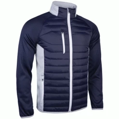SUNDERLAND ZERMATT THERMAL PADDED GOLF JACKET – NAVY / SILVER