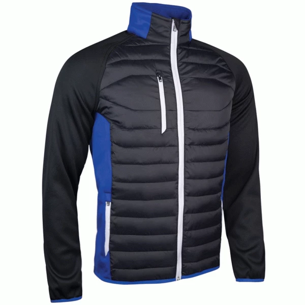 SUNDERLAND ZERMATT THERMAL PADDED GOLF JACKET – BLACK / ELECTRIC BLUE 3 SUNDERLAND ZERMATT THERMAL PADDED GOLF JACKET – BLACK / ELECTRIC BLUE